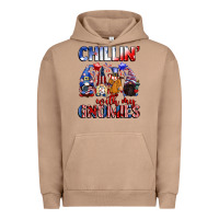 Pigment Burro Chillin' with my gnomies 4th of July Urban Hoodie - CowGirlArtShop