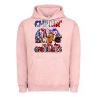 Pigment Salmon Chillin' with my gnomies 4th of July Urban Hoodie - CowGirlArtShop