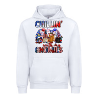 White Chillin' with my gnomies 4th of July Urban Hoodie - CowGirlArtShop