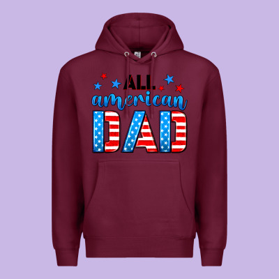 All American Dad Premium Hoodie Designed By Neo Western