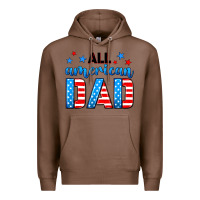 Chestnut All American dad Premium Hoodie - Neo Western