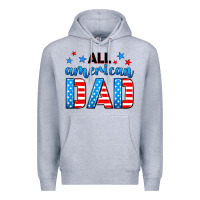 Heather Grey All American dad Premium Hoodie - Neo Western