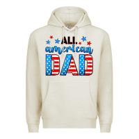 Oatmeal Heather All American dad Premium Hoodie - Neo Western