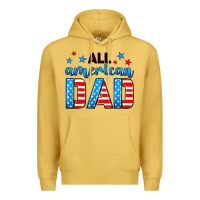 Antique Gold All American dad Premium Hoodie - Neo Western