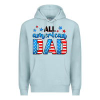 Blue Mist All American dad Premium Hoodie - Neo Western