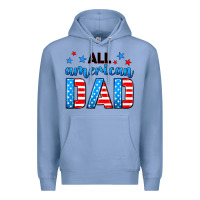 Colony Blue All American dad Premium Hoodie - Neo Western