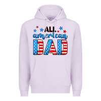 Lilac All American dad Premium Hoodie - Neo Western