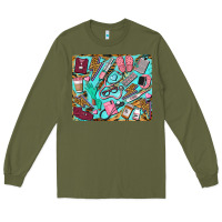 Army Green nurse mousepad Long Sleeve Tee - BarkalooDesign