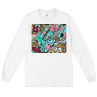 White nurse mousepad Long Sleeve Tee - BarkalooDesign