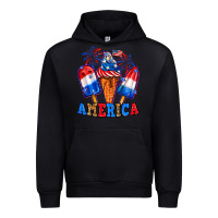 Black 4th of July America ice creams Urban Hoodie - Neo Western