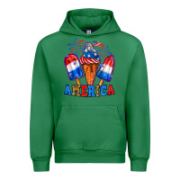 Emerald 4th of July America ice creams Urban Hoodie - Neo Western