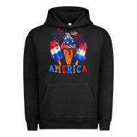 Pigment Black 4th of July America ice creams Urban Hoodie - Neo Western
