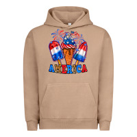 Pigment Burro 4th of July America ice creams Urban Hoodie - Neo Western