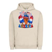 Pigment French Oak 4th of July America ice creams Urban Hoodie - Neo Western