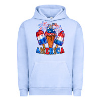 Pigment Grape Ice 4th of July America ice creams Urban Hoodie - Neo Western