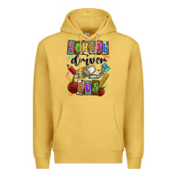 Antique Gold School driver bus Premium Hoodie - CowhideDigitalArt