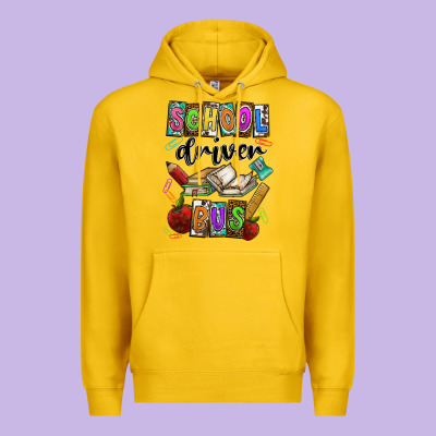 School Driver Bus Premium Hoodie Designed By Cowhidedigitalart