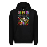 Black School driver bus Premium Hoodie - CowhideDigitalArt