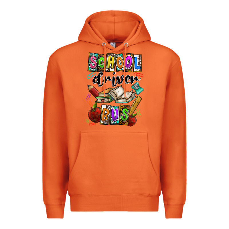 School Driver Bus Premium Hoodie by CowhideDigitalArt | Teevron