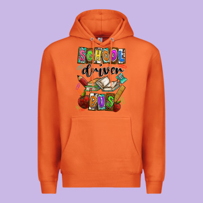 School Driver Bus Premium Hoodie Designed By Cowhidedigitalart