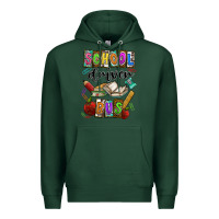Sports Green School driver bus Premium Hoodie - CowhideDigitalArt