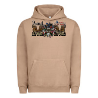 Pigment Burro proud army mom Urban Hoodie - SublimationCraftShop