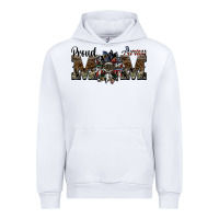 White proud army mom Urban Hoodie - SublimationCraftShop