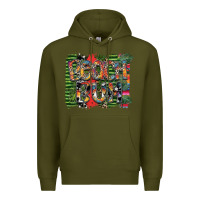 Army Green beach bum Premium Hoodie - SublimationCraftShop