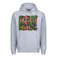 Heather Grey beach bum Premium Hoodie - SublimationCraftShop
