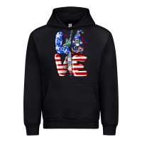 Black Love 4th of July with gnomes 4th of july Urban Hoodie - CowGirlArtShop