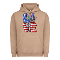 Love 4th Of July With Gnomes 4th Of July Urban Hoodie | Teevron