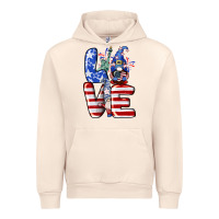 Sandshell Love 4th of July with gnomes 4th of july Urban Hoodie - CowGirlArtShop