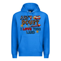 True Royal Ain't no doubt i love this land 4th of july Premium Hoodie - CowGirlArtShop