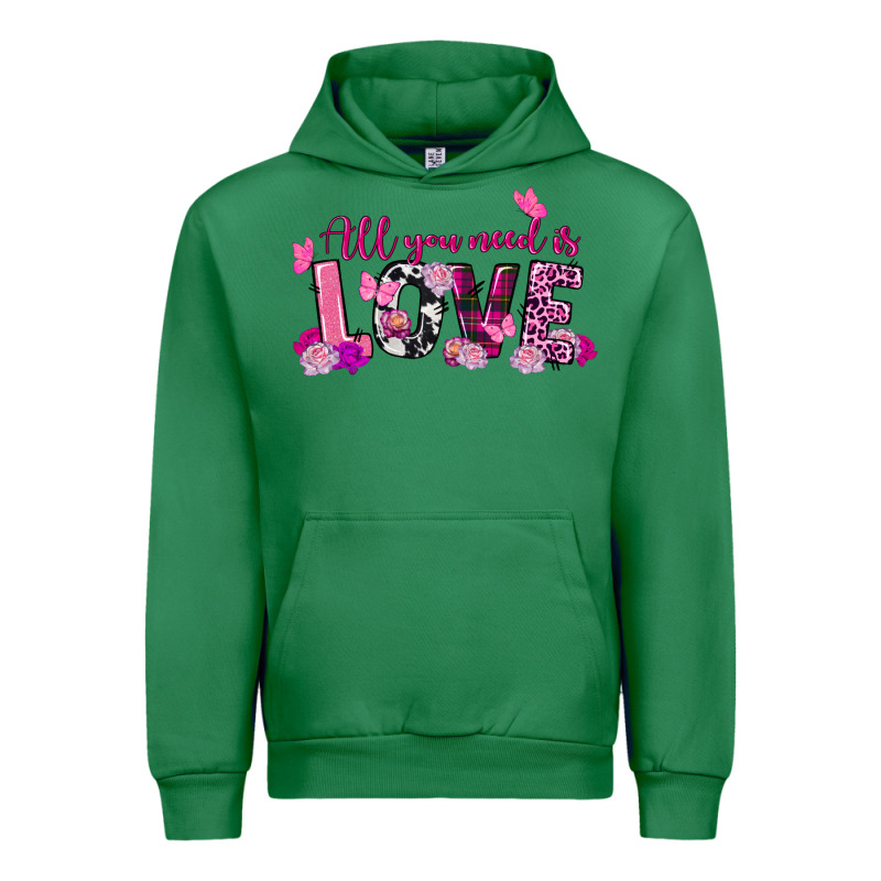 All You Need Is Love Valentine's Day Urban Hoodie by FaDigitalArtStudio | Teevron