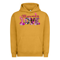 Pigment Peanut Butter all you need is love valentine's day Urban Hoodie - FaDigitalArtStudio