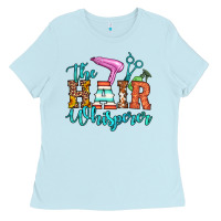 Baby Blue the hair whisperer Ladies Tee - Artiststas