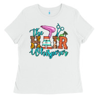 White the hair whisperer Ladies Tee - Artiststas