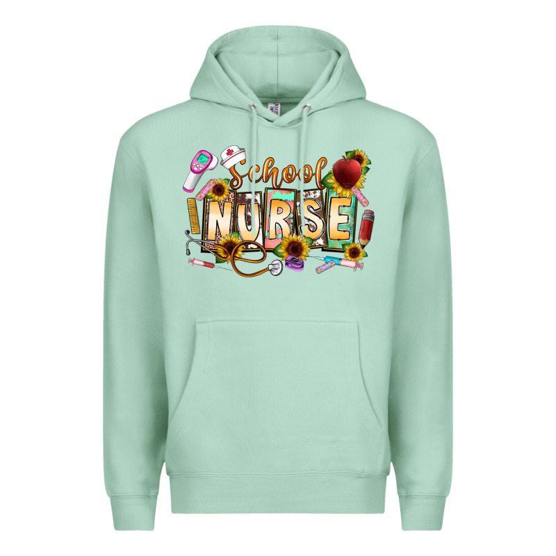 School Nurse Premium Hoodie by CowhideDigitalArt | Teevron