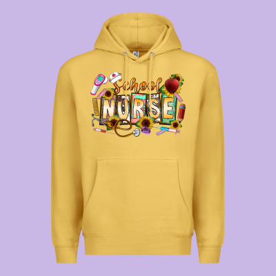 School Nurse Premium Hoodie Designed By Cowhidedigitalart