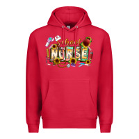 Cardinal school nurse Premium Hoodie - CowhideDigitalArt