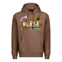 Chestnut school nurse Premium Hoodie - CowhideDigitalArt