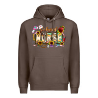 Coffee school nurse Premium Hoodie - CowhideDigitalArt