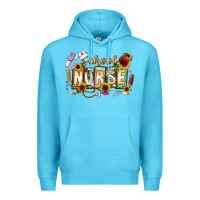 Ocean Blue school nurse Premium Hoodie - CowhideDigitalArt