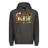 Smoke school nurse Premium Hoodie - CowhideDigitalArt