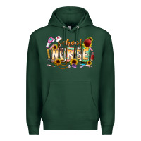 Sports Green school nurse Premium Hoodie - CowhideDigitalArt