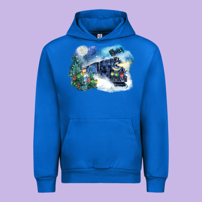 Polar Express Winter Urban Hoodie Designed By Fadigitalartstudio