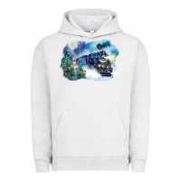 Pigment Lunar Rock polar express winter Urban Hoodie - FaDigitalArtStudio