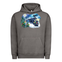 Pigment Tornado polar express winter Urban Hoodie - FaDigitalArtStudio