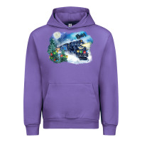 Tulip polar express winter Urban Hoodie - FaDigitalArtStudio