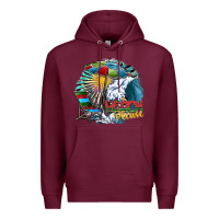 Burgundy beach please Premium Hoodie - SublimationCraftShop